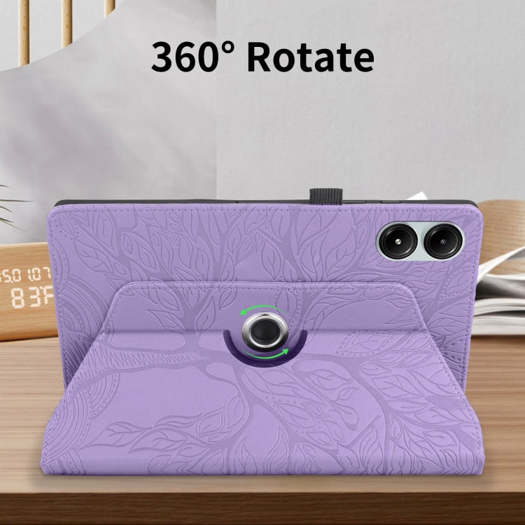 For Xiaomi Redmi Pad Pro 12.1 Tree Life Embossed Rotation Leather Tablet Case