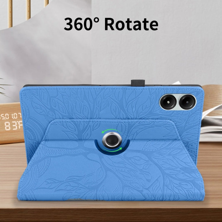 For Xiaomi Redmi Pad Pro 12.1 Tree Life Embossed Rotation Leather Tablet Case