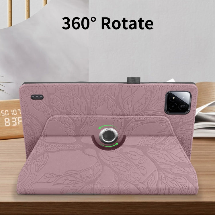 For Xiaomi Pad 7 / 7 Pro Tree Life Embossed Rotation Leather Tablet Case