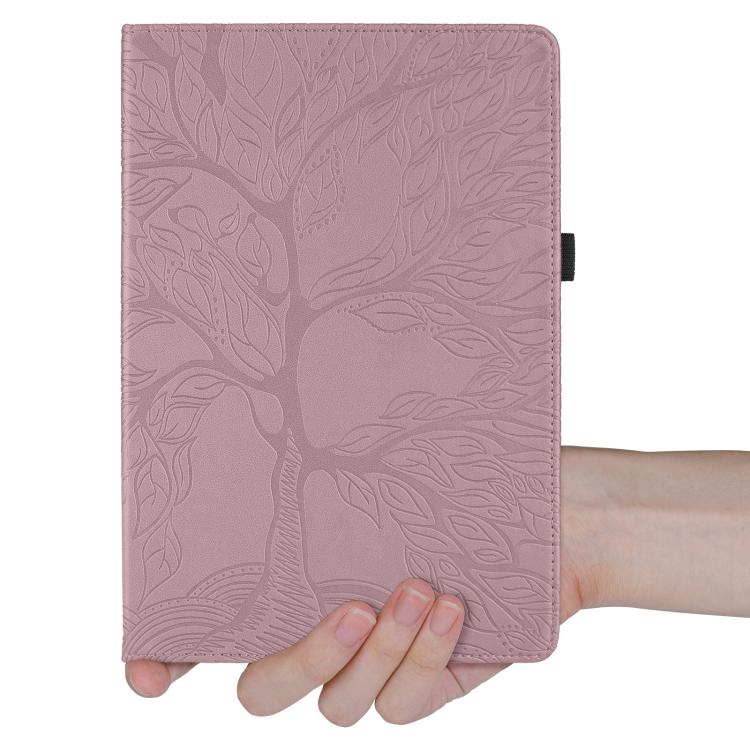 For Xiaomi Redmi Pad 2 Tree Life Embossed Rotation Leather Tablet Case