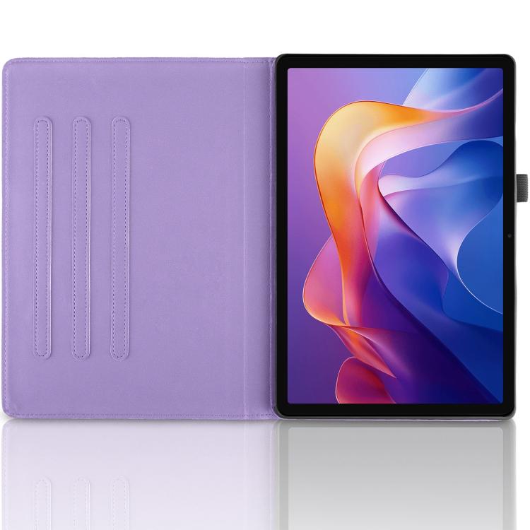 For Xiaomi Redmi Pad 2 Tree Life Embossed Rotation Leather Tablet Case
