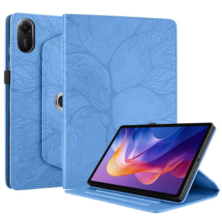 For Xiaomi Redmi Pad 2 Tree Life Embossed Rotation Leather Tablet Case