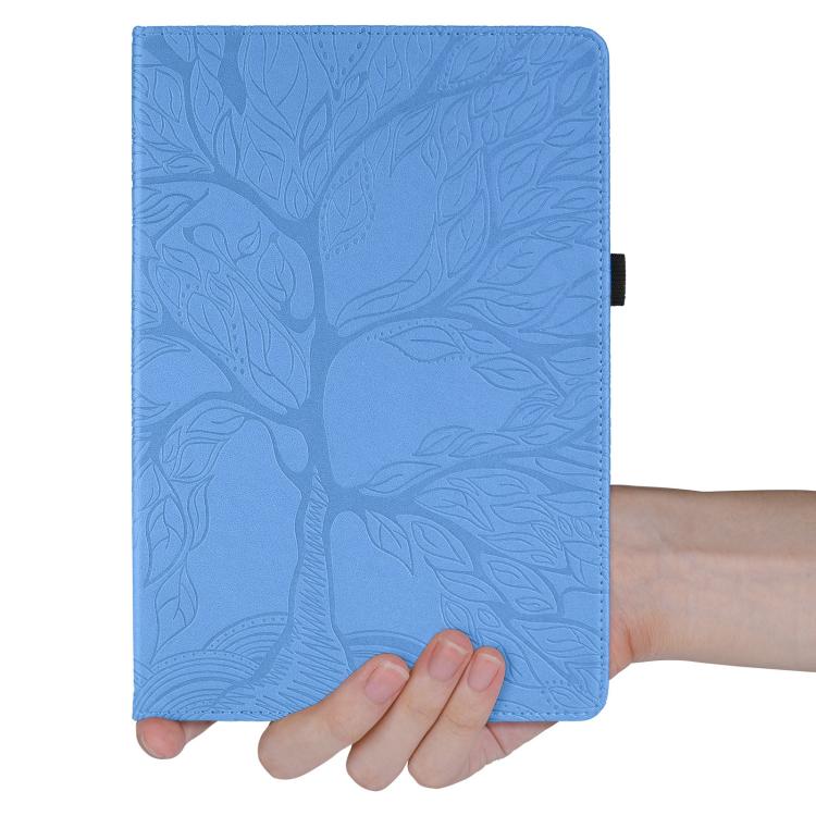 For Xiaomi Redmi K Pad Tree Life Embossed Rotation Leather Tablet Case