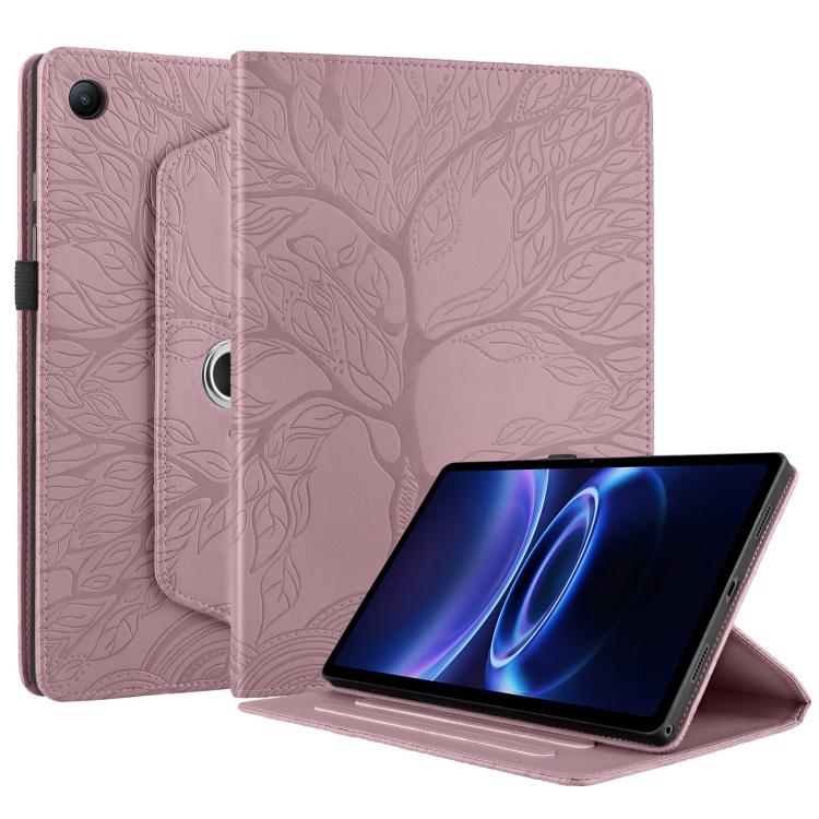 For Xiaomi Redmi Pad 2 SE 9.7 2026 Tree Life Embossed Rotation Leather Tablet Case
