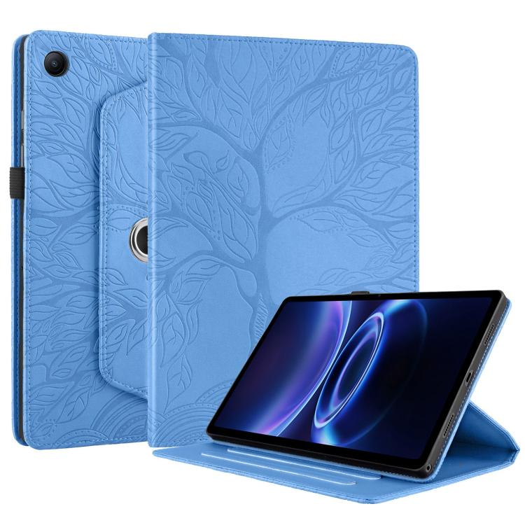 For Xiaomi Redmi Pad 2 SE 9.7 2026 Tree Life Embossed Rotation Leather Tablet Case