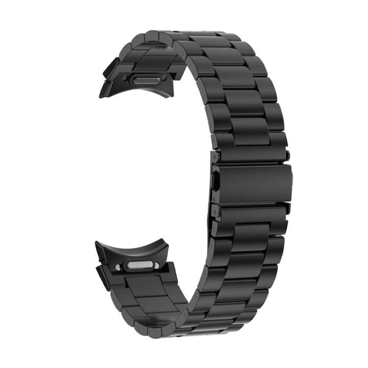 For Samsung Galaxy Watch 6 Three Strains Metal Watch Band
