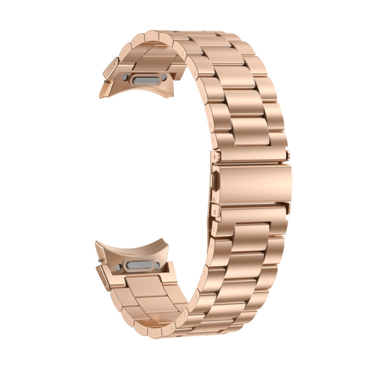 For Samsung Galaxy Watch 6 Three Strains Metal Watch Band