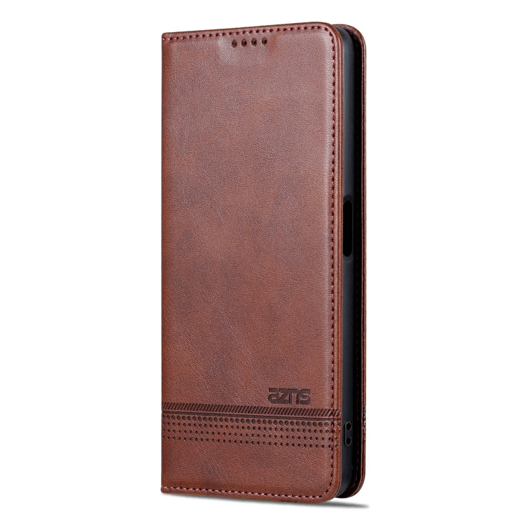For OPPO K11x AZNS Magnetic Calf Texture Flip Leather Phone Case