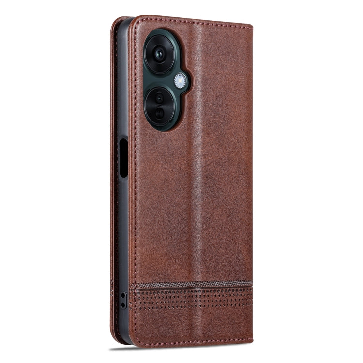 For OPPO K11x AZNS Magnetic Calf Texture Flip Leather Phone Case