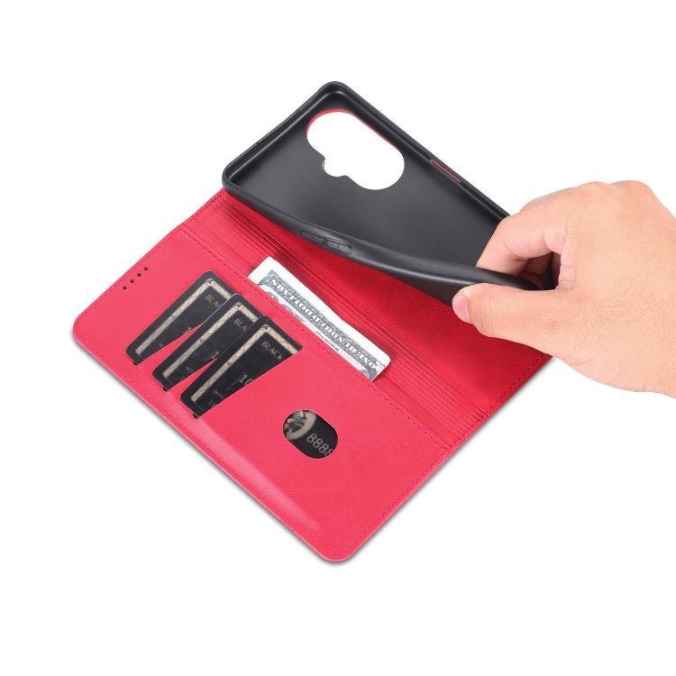 For OPPO K11x AZNS Magnetic Calf Texture Flip Leather Phone Case