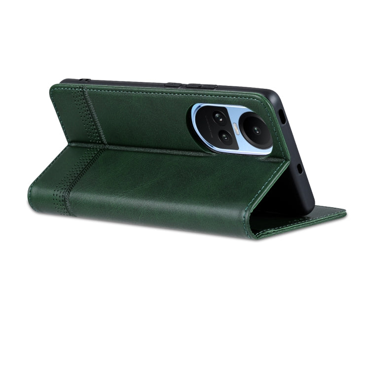 For OPPO Reno10 Global AZNS Magnetic Calf Texture Flip Leather Phone Case
