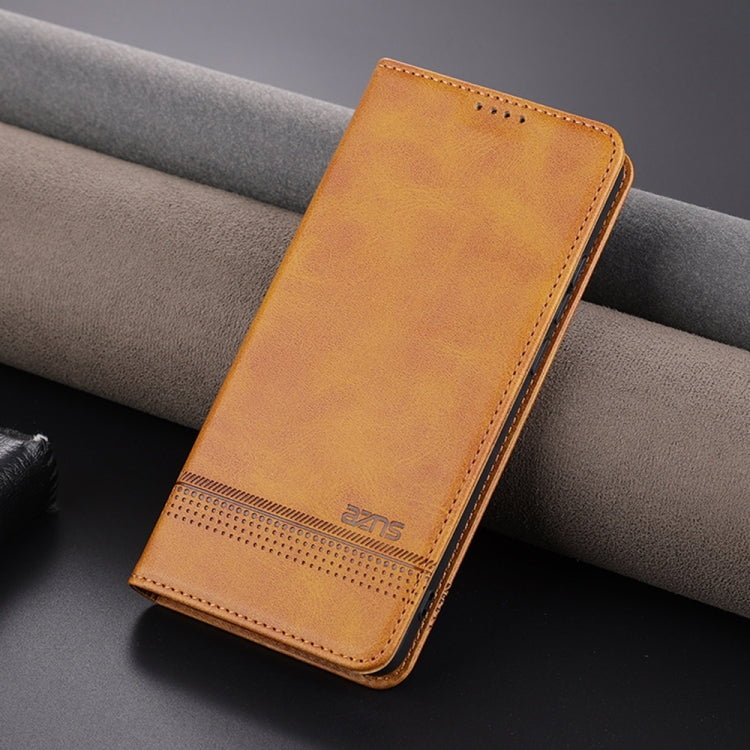For OPPO K11 5G / OnePlus Nord CE3 AZNS Magnetic Calf Texture Flip Leather Phone Case