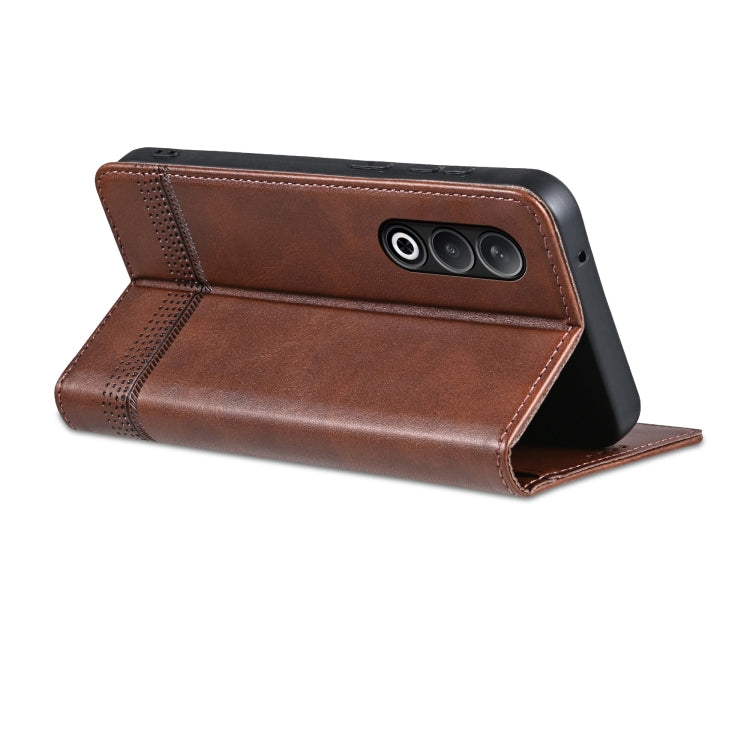 For OPPO K12 AZNS Magnetic Calf Texture Flip Leather Phone Case