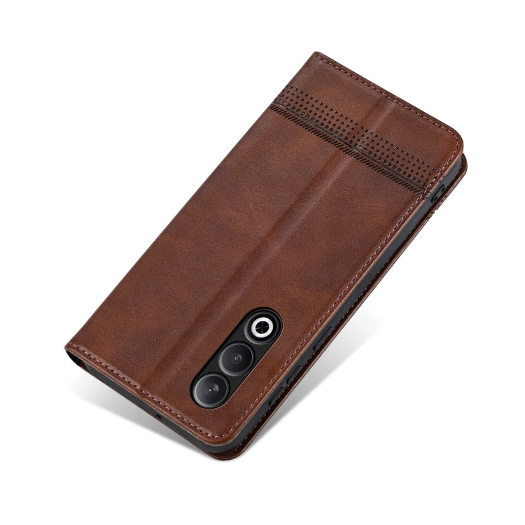 For OPPO K12 AZNS Magnetic Calf Texture Flip Leather Phone Case