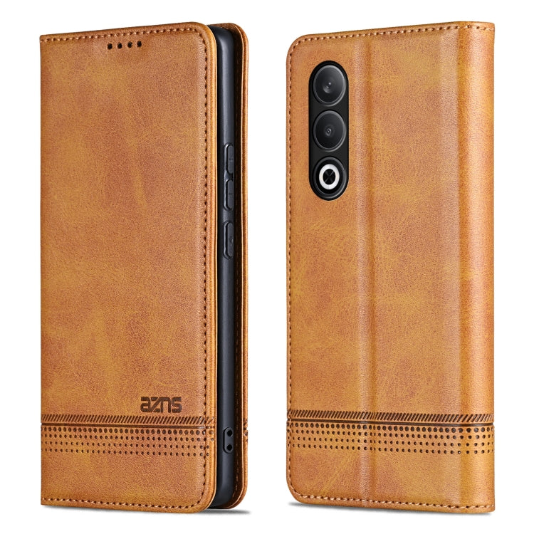 For OPPO K12 AZNS Magnetic Calf Texture Flip Leather Phone Case