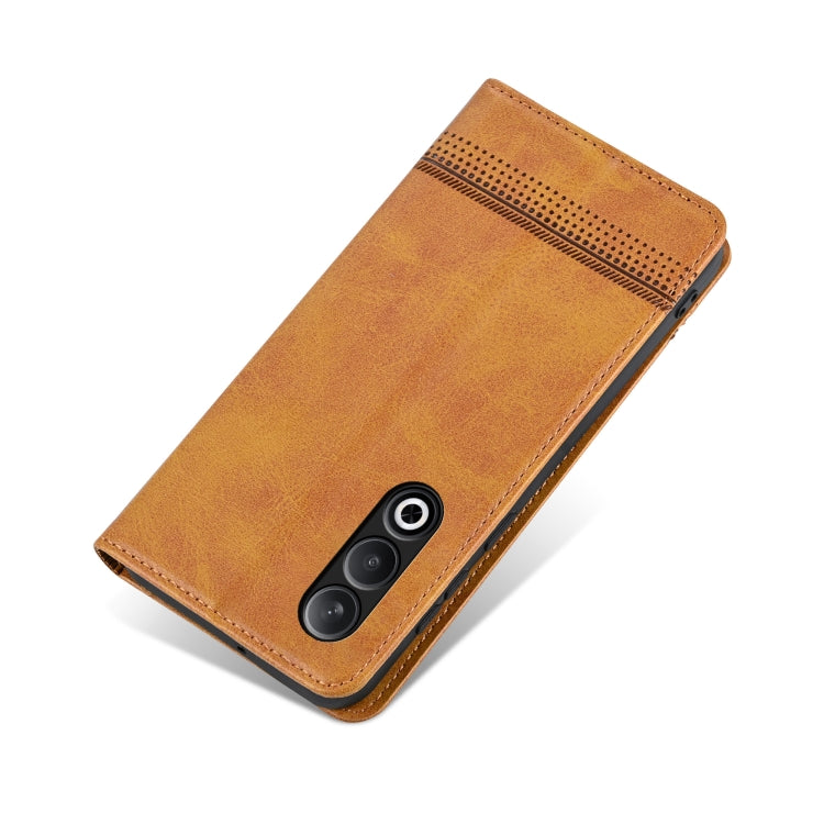 For OPPO K12 AZNS Magnetic Calf Texture Flip Leather Phone Case