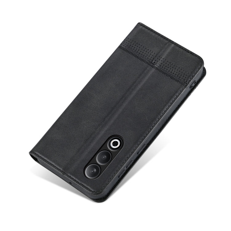 For OPPO K12 AZNS Magnetic Calf Texture Flip Leather Phone Case