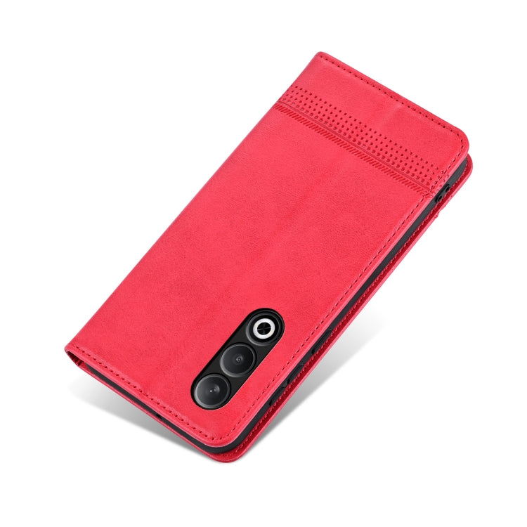 For OPPO K12 AZNS Magnetic Calf Texture Flip Leather Phone Case
