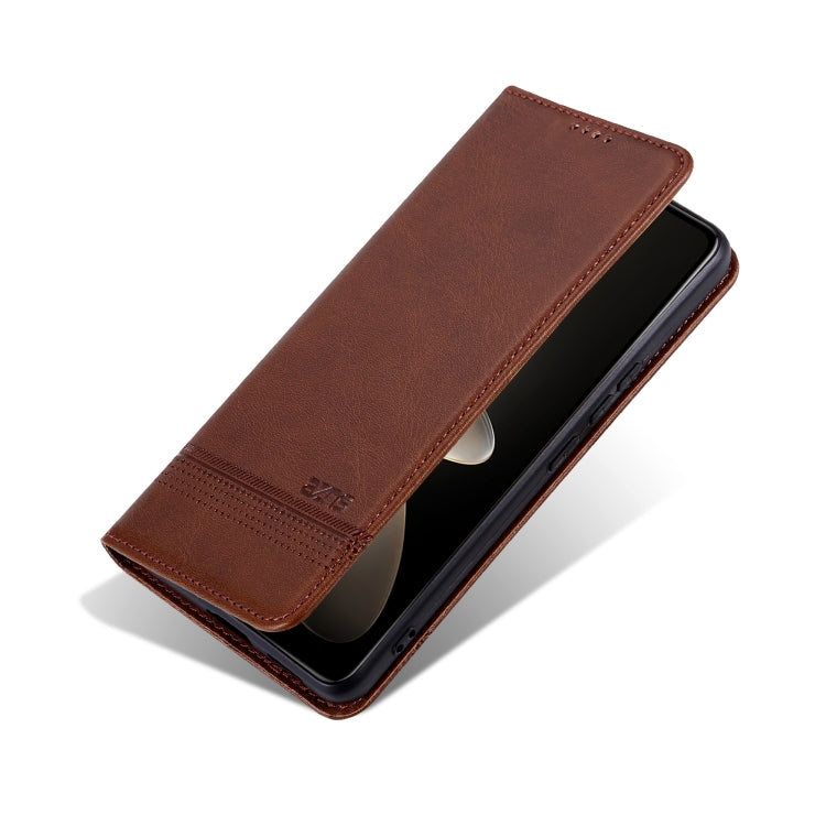 For OPPO K12x / OnePlus Nord CE4 Lite AZNS Magnetic Calf Texture Flip Leather Phone Case