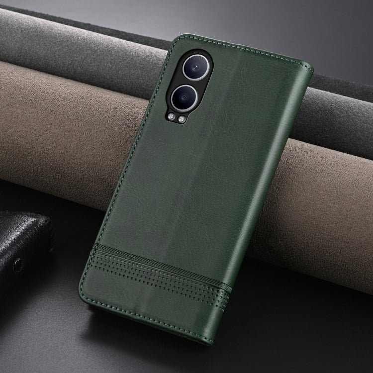 For OPPO K12x / OnePlus Nord CE4 Lite AZNS Magnetic Calf Texture Flip Leather Phone Case