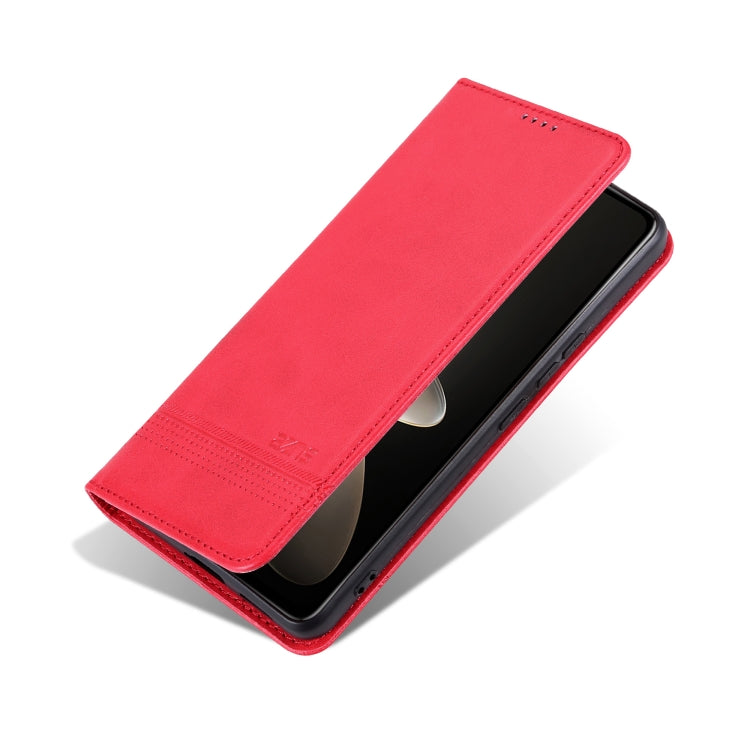 For OPPO K12x / OnePlus Nord CE4 Lite AZNS Magnetic Calf Texture Flip Leather Phone Case