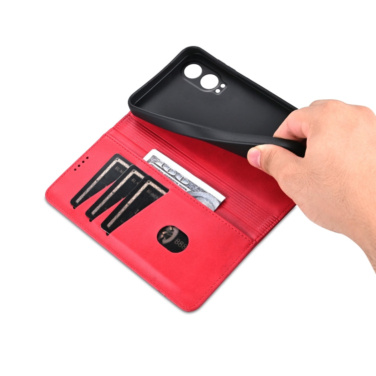 For OPPO K12x / OnePlus Nord CE4 Lite AZNS Magnetic Calf Texture Flip Leather Phone Case