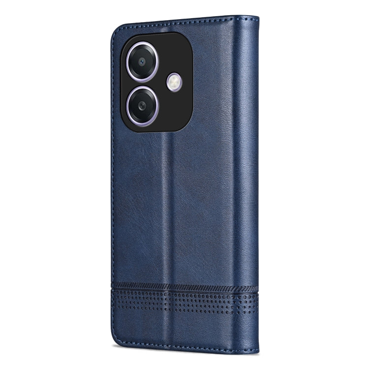 For OPPO A3x 4G AZNS Magnetic Calf Texture Flip Leather Phone Case