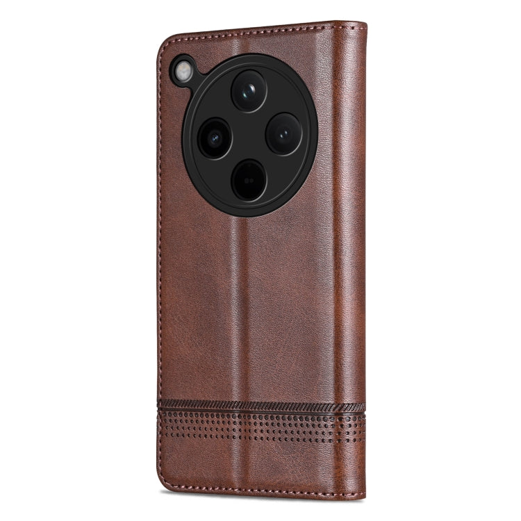For OPPO Find X8 AZNS Magnetic Calf Texture Flip Leather Phone Case
