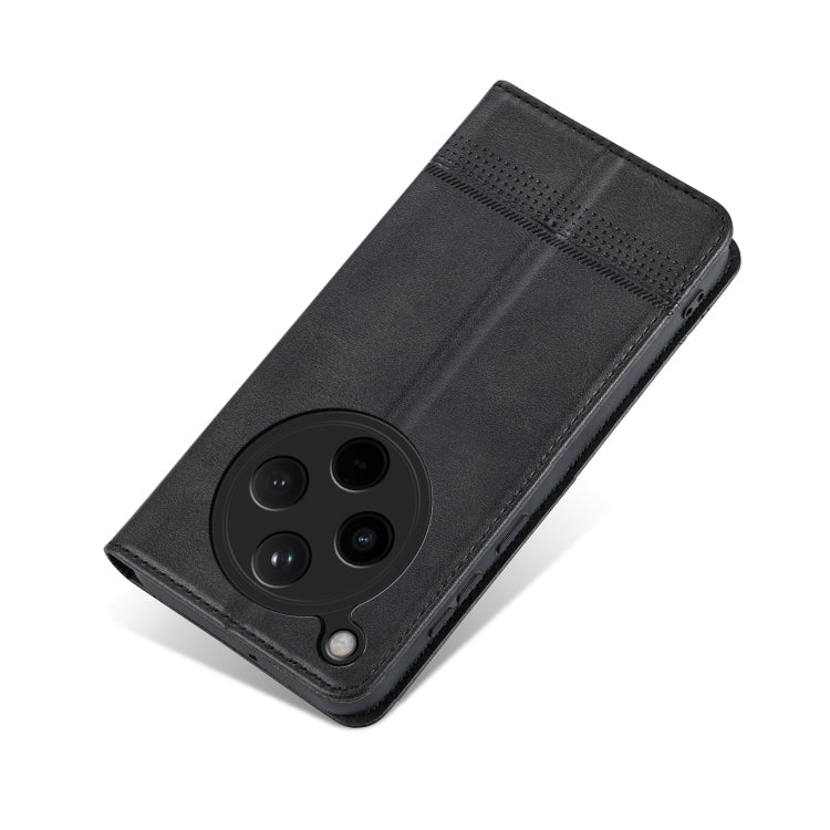 For OPPO Find X8 AZNS Magnetic Calf Texture Flip Leather Phone Case