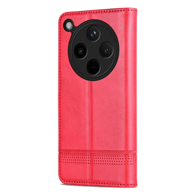 For OPPO Find X8 AZNS Magnetic Calf Texture Flip Leather Phone Case