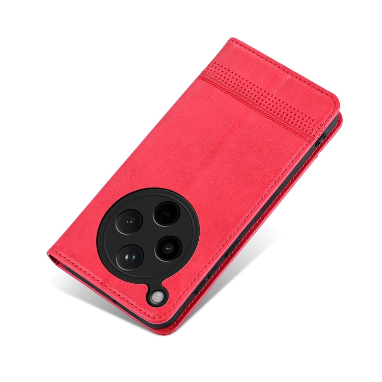 For OPPO Find X8 AZNS Magnetic Calf Texture Flip Leather Phone Case