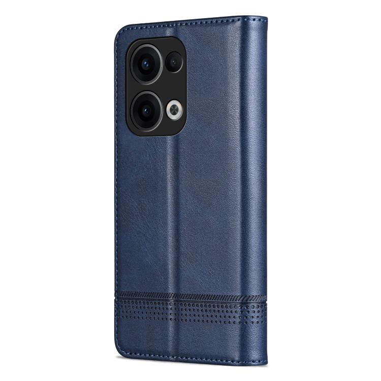 For OPPO Reno13 AZNS Magnetic Calf Texture Flip Leather Phone Case