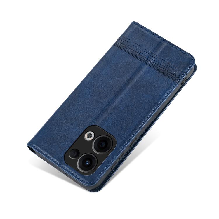 For OPPO Reno13 AZNS Magnetic Calf Texture Flip Leather Phone Case