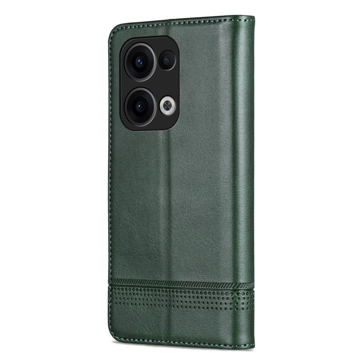 For OPPO Reno13 AZNS Magnetic Calf Texture Flip Leather Phone Case