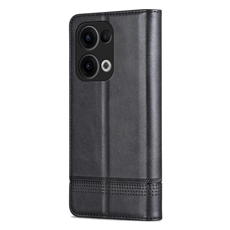 For OPPO Reno13 AZNS Magnetic Calf Texture Flip Leather Phone Case