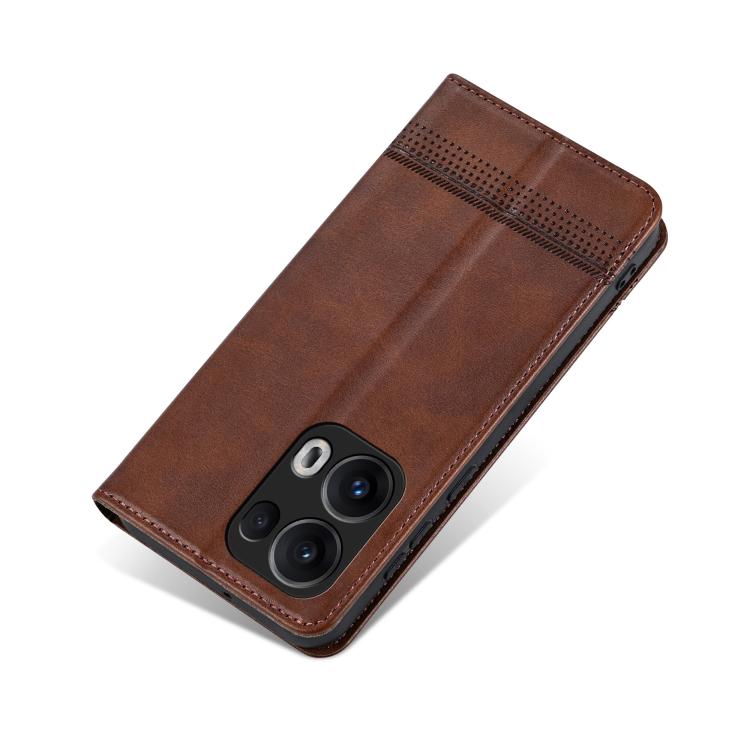 For OPPO Reno13 Pro AZNS Magnetic Calf Texture Flip Leather Phone Case