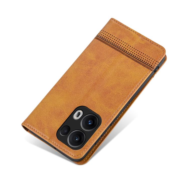 For OPPO Reno13 Pro AZNS Magnetic Calf Texture Flip Leather Phone Case