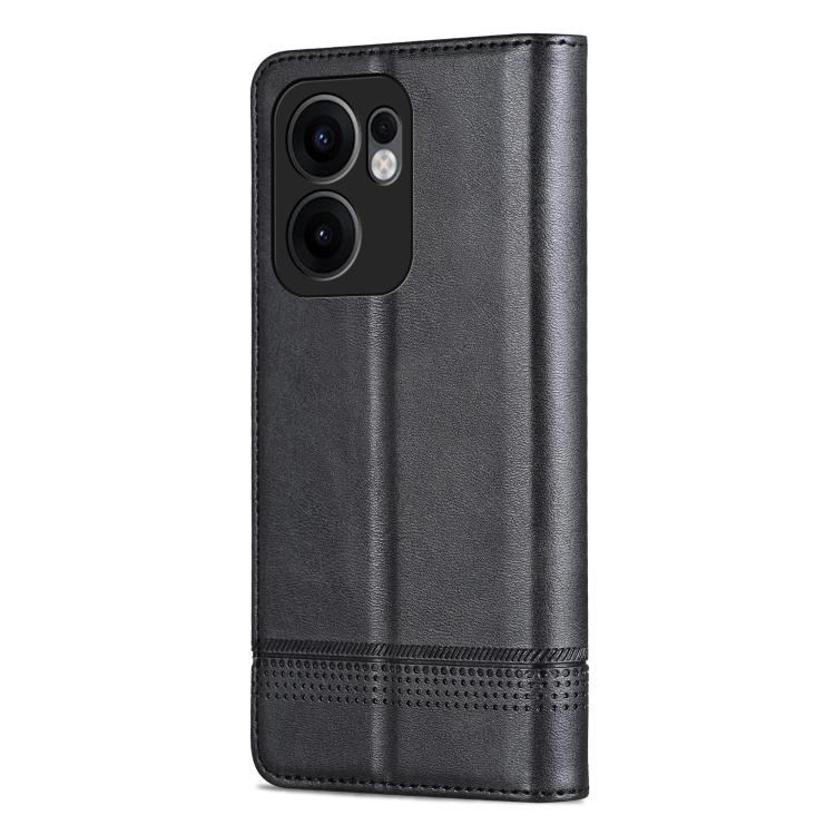 For OPPO Reno13 F AZNS Magnetic Calf Texture Flip Leather Phone Case