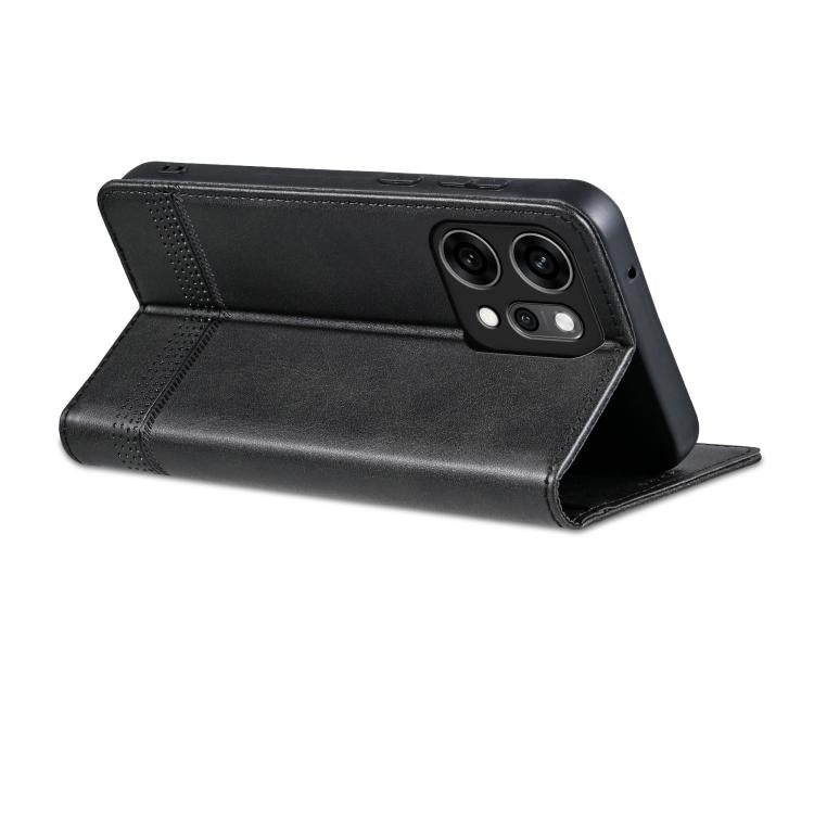 For OPPO Reno14 Pro Global AZNS Magnetic Calf Texture Flip Leather Phone Case