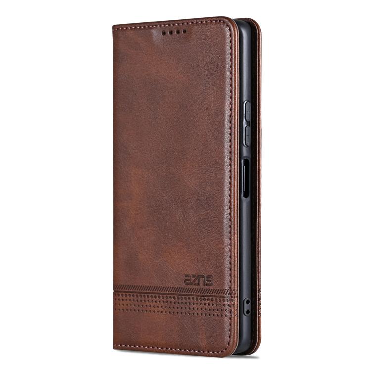 For OPPO A6x 5G Global AZNS Magnetic Calf Texture Flip Leather Phone Case