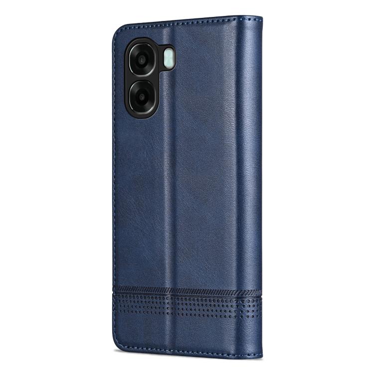 For OPPO A6x 5G Global AZNS Magnetic Calf Texture Flip Leather Phone Case