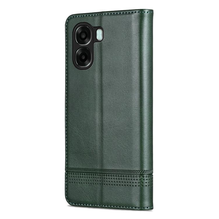 For OPPO A6x 5G Global AZNS Magnetic Calf Texture Flip Leather Phone Case