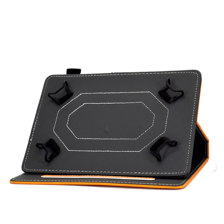 For 7 inch Tablet PC Universal Cowhide Texture Horizontal Flip Leather Case with Holder & Card Slots & Pen Slot