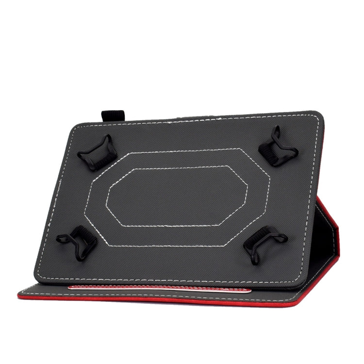 For 7 inch Tablet PC Universal Cowhide Texture Horizontal Flip Leather Case with Holder & Card Slots & Pen Slot