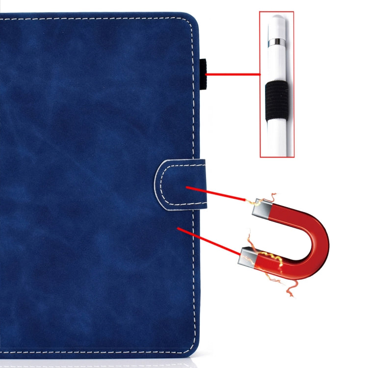 For 7 inch Tablet PC Universal Cowhide Texture Horizontal Flip Leather Case with Holder & Card Slots & Pen Slot