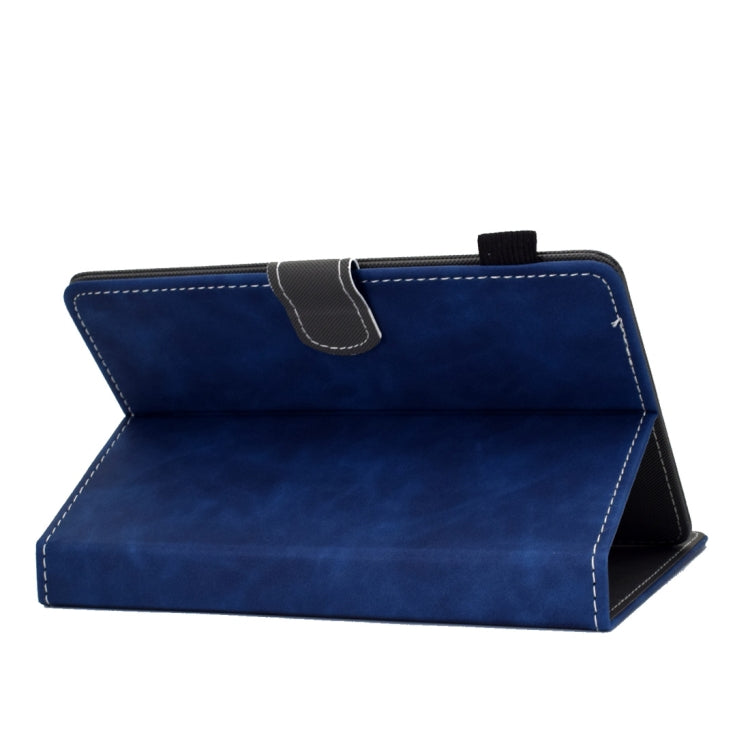 For 7 inch Tablet PC Universal Cowhide Texture Horizontal Flip Leather Case with Holder & Card Slots & Pen Slot