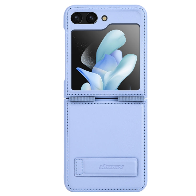 For Samsung Galaxy Z Flip5 NILLKIN QIN Series Plain Leather Phone Case