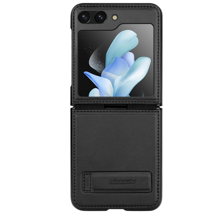 For Samsung Galaxy Z Flip5 NILLKIN QIN Series Plain Leather Phone Case