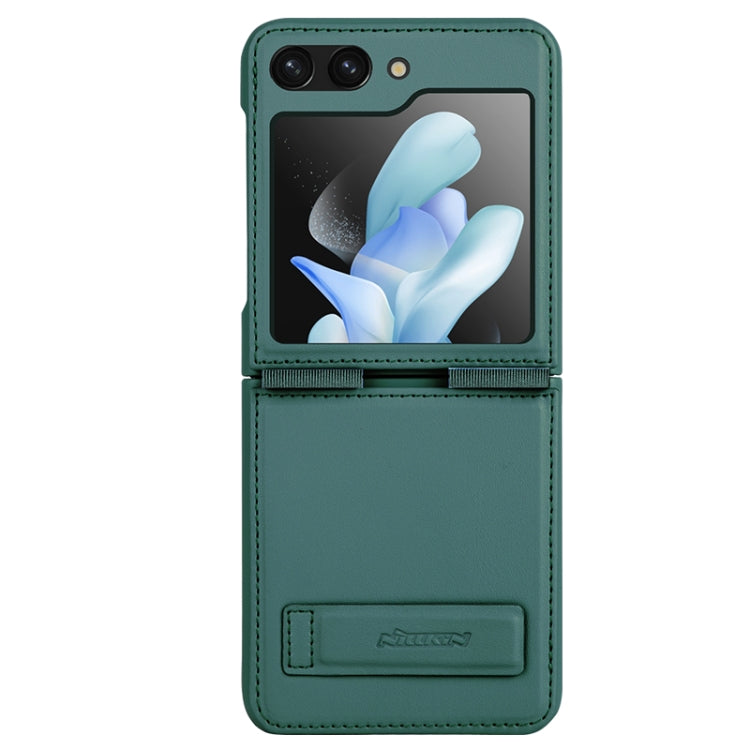 For Samsung Galaxy Z Flip5 NILLKIN QIN Series Plain Leather Phone Case