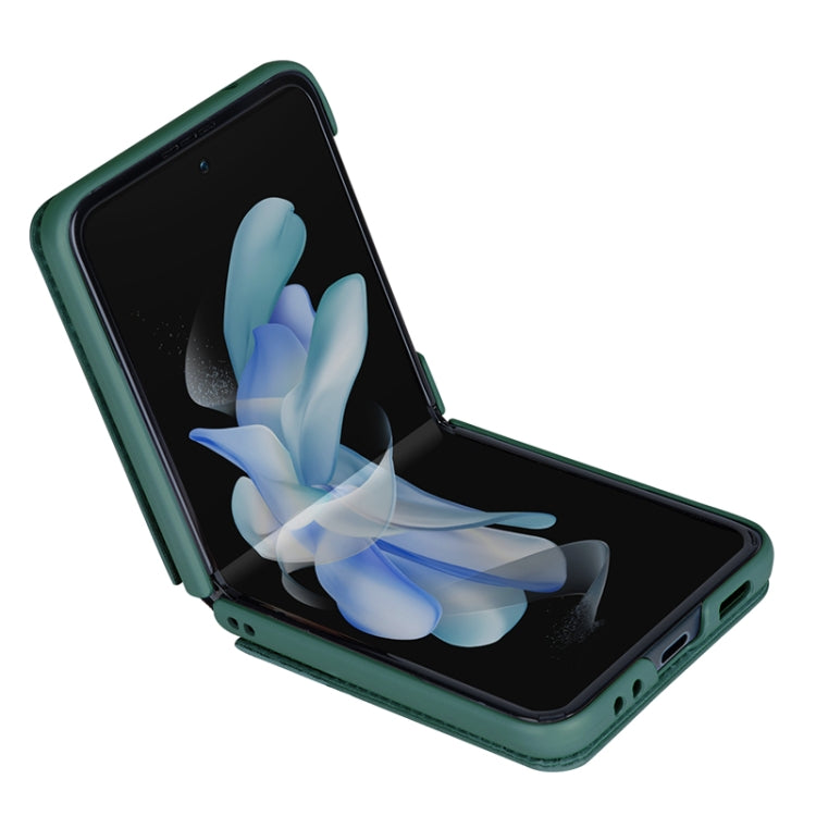 For Samsung Galaxy Z Flip5 NILLKIN QIN Series Plain Leather Phone Case